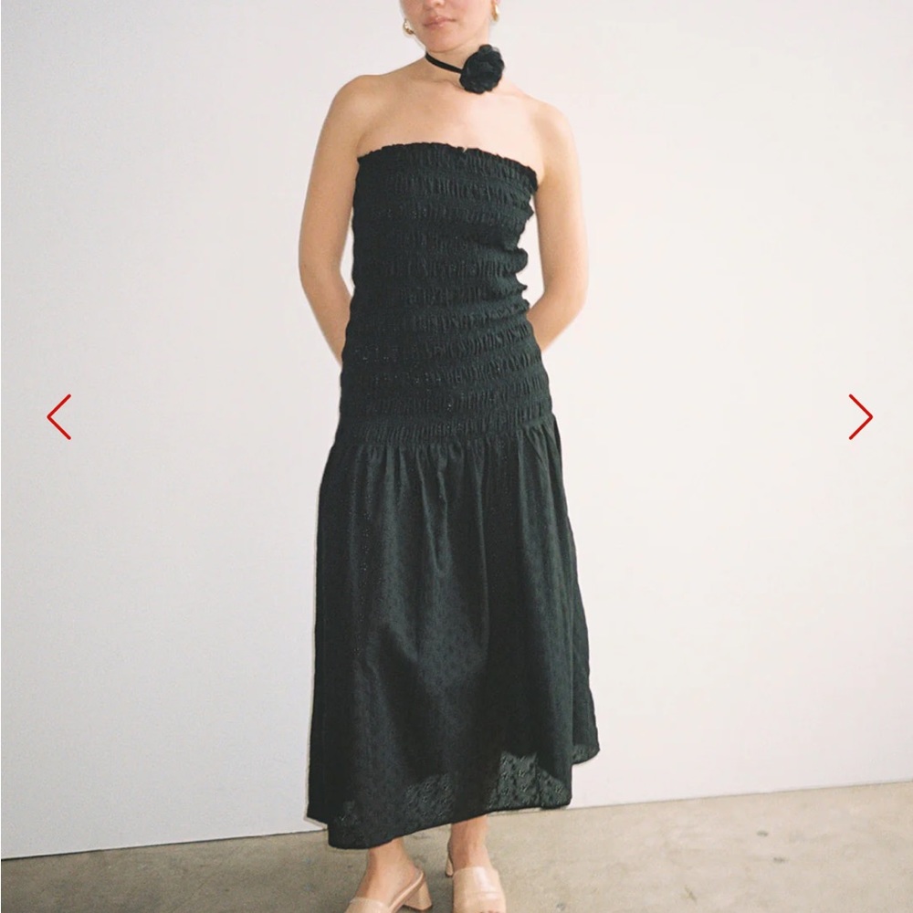Lisa Says Gah 
Echo smocked dress in Black Eyelet! BRAND NEW with tags!!